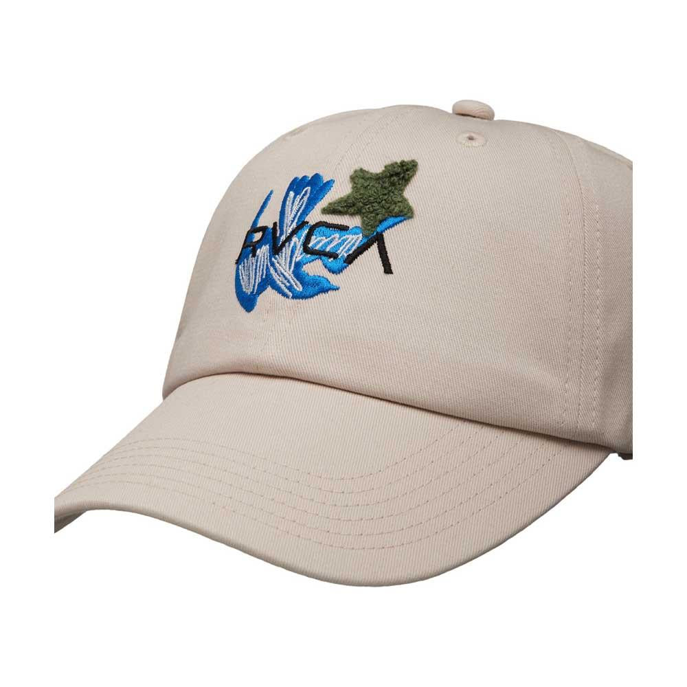 RVCA AF Bird Logo Snapback Cap Moonbeam