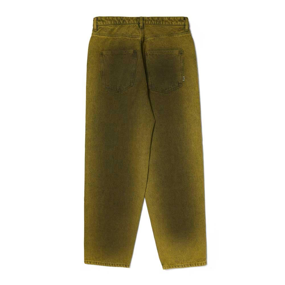 Huf Cromer Washed Pants Tarragon Yellow