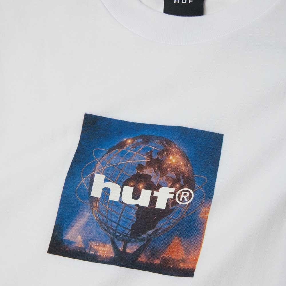 Huf Unisphere Short Sleeve T-Shirt White