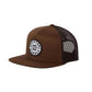 Brixton Oath Medium Profile Cap Pinecone Brown Trucker Hat One Size