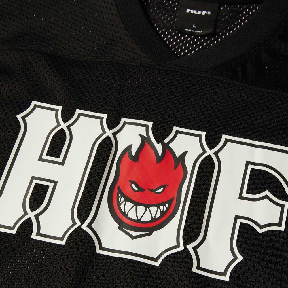 HUF X Spitfire End Zone Football Jersey Black