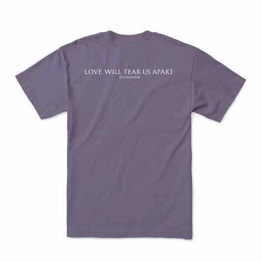 Color Bars X Joy Division Love Will Tear Us Apart T-Shirt Grape Premium Dye