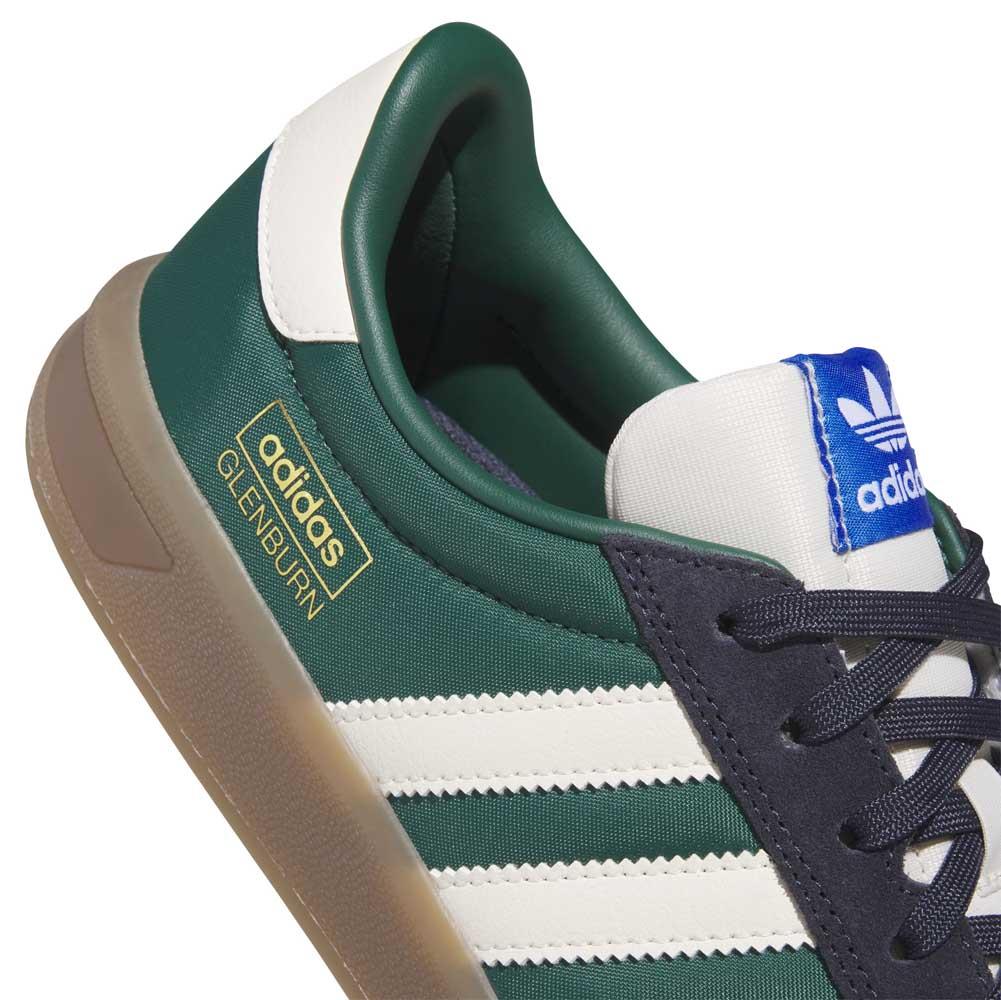 Adidas Glenburn Skate Shoes Collegiate Green Chalk White Legend Ink