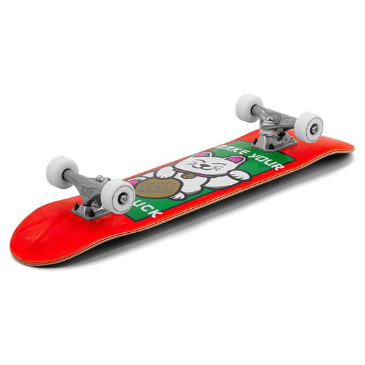 Enuff Lucky Cat Complete Skateboard 92A Medium Wheels Mini Red 7.25"