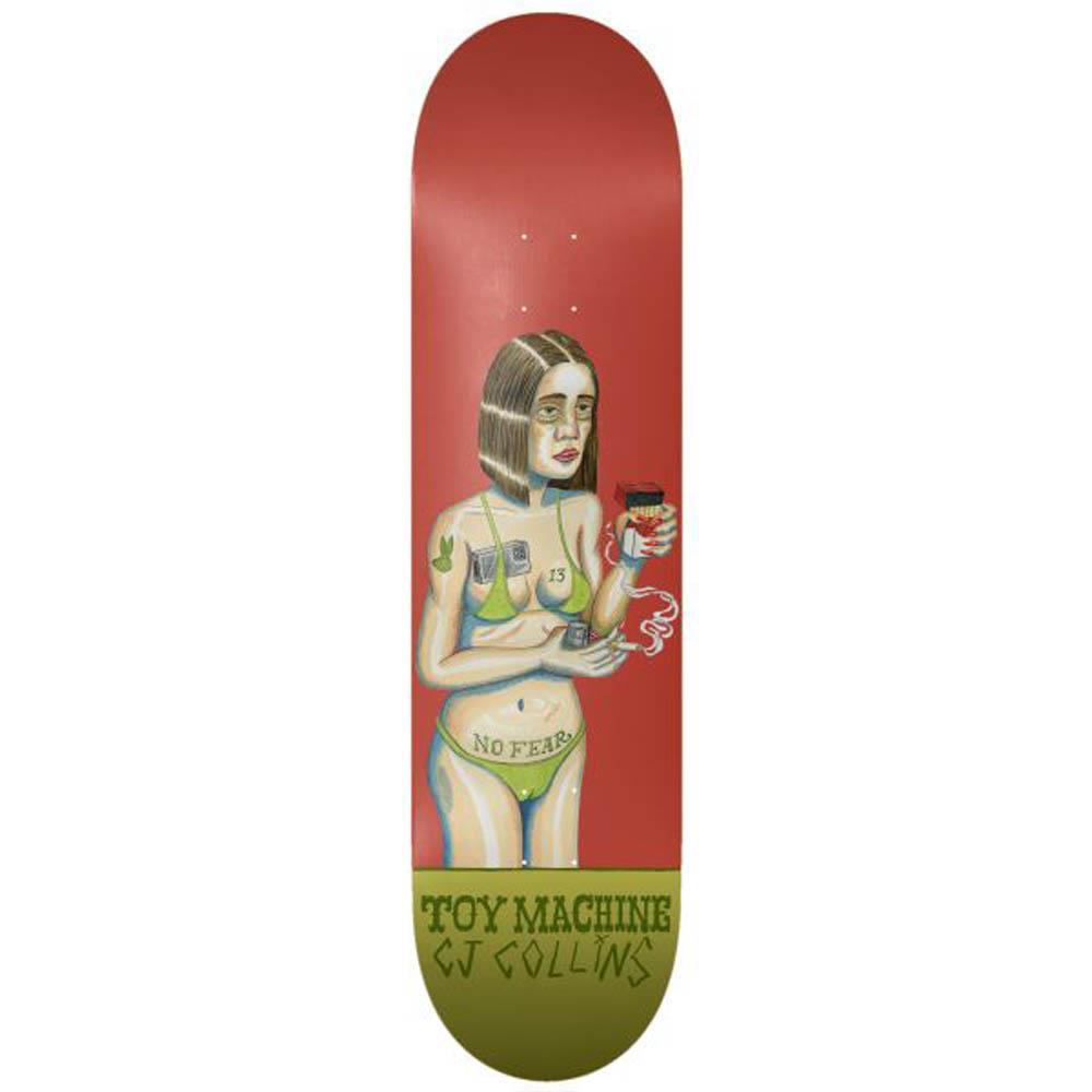 Toy Machine Collins No Fear Skateboard Deck 8.5"