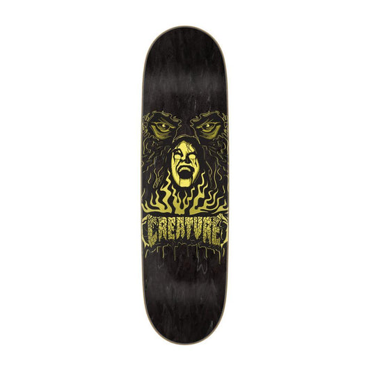 Creature Birch Skateboard Deck Possessed 7 Ply Stumps Black 8.7"