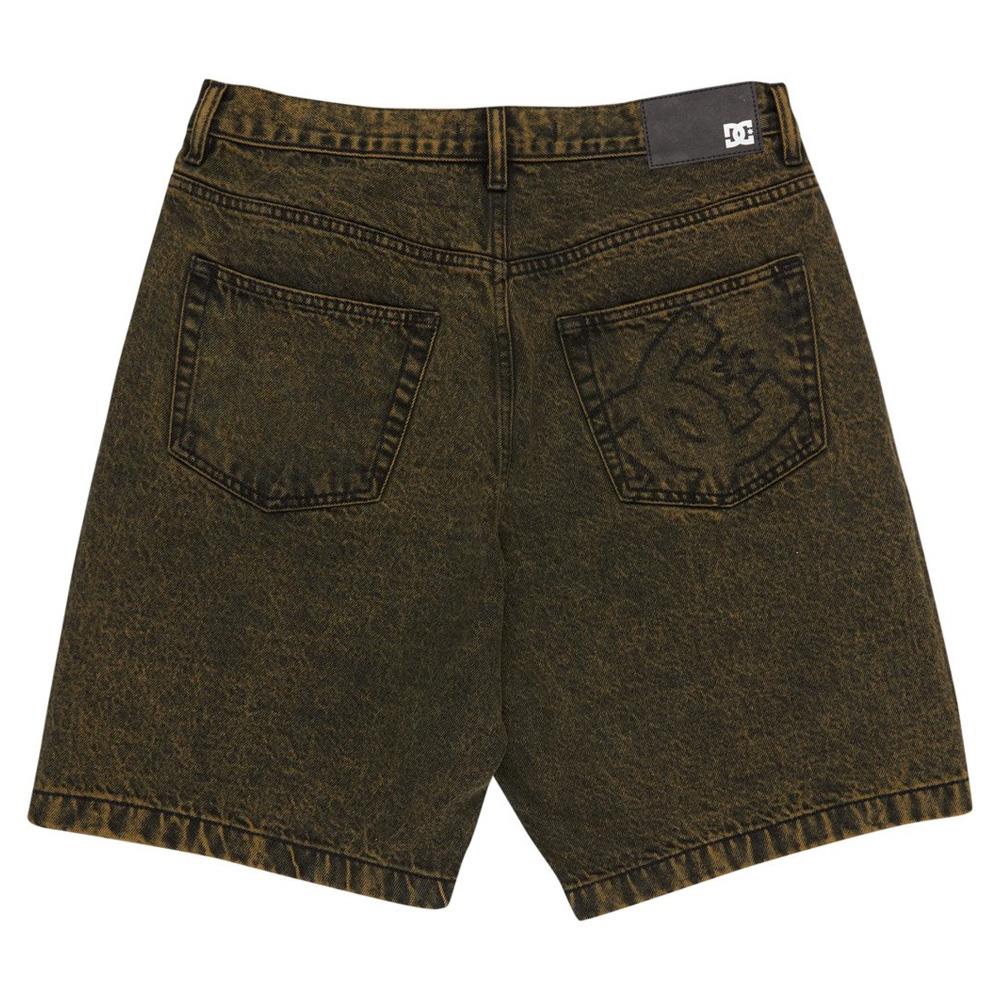 DC Shoe Co Baggy Denim Shorts Golden Olive