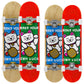 Enuff Lucky Cat Complete Skateboard 92A Medium Wheels Red 8"