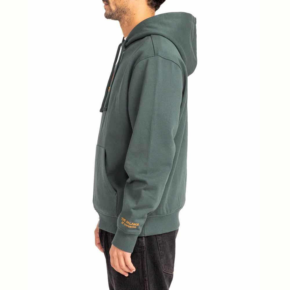 RVCA Desert Cuts Hooded Sweatshirt Hunter Dark Green