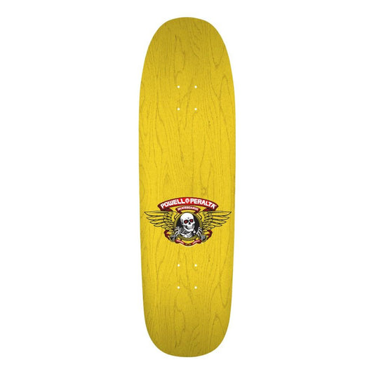 Powell Peralta Steve Caballero 'Ban This' Dragon Reissue Yellow Stain Skateboard Deck 9.265"