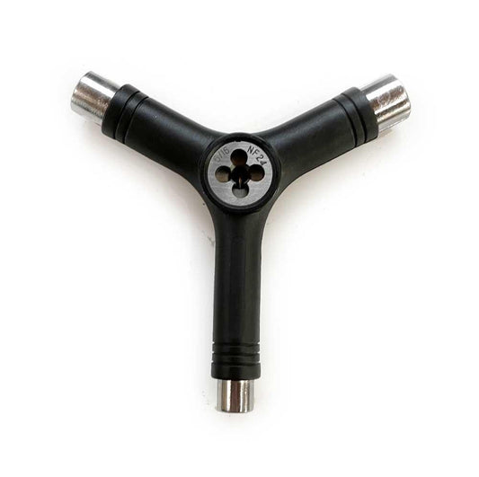 G-Tool Y Skateboard Tool with Axle Rethreader Black
