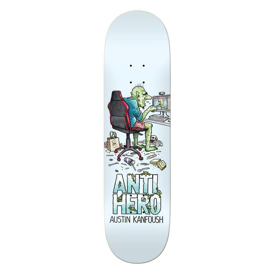 Antihero Skateboard Deck Kanfoush Trolls White 8.62"
