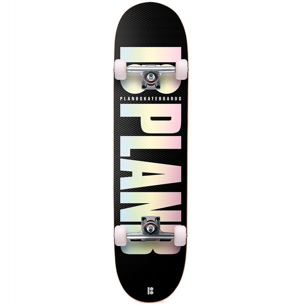 Plan B Factory Complete Skateboard Og Honeycomb Black 8.25"