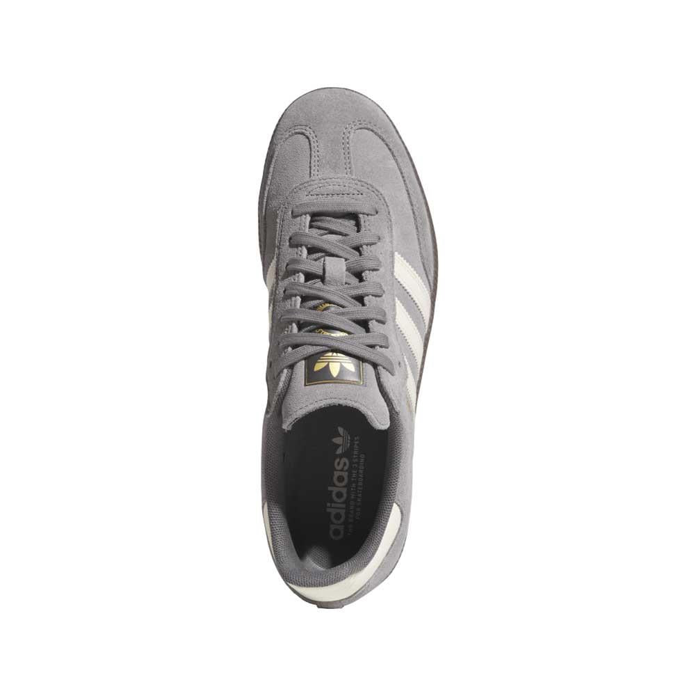 Adidas Skateboarding Samba ADV Grey Four Cre White Grey Heather Skate Shoes