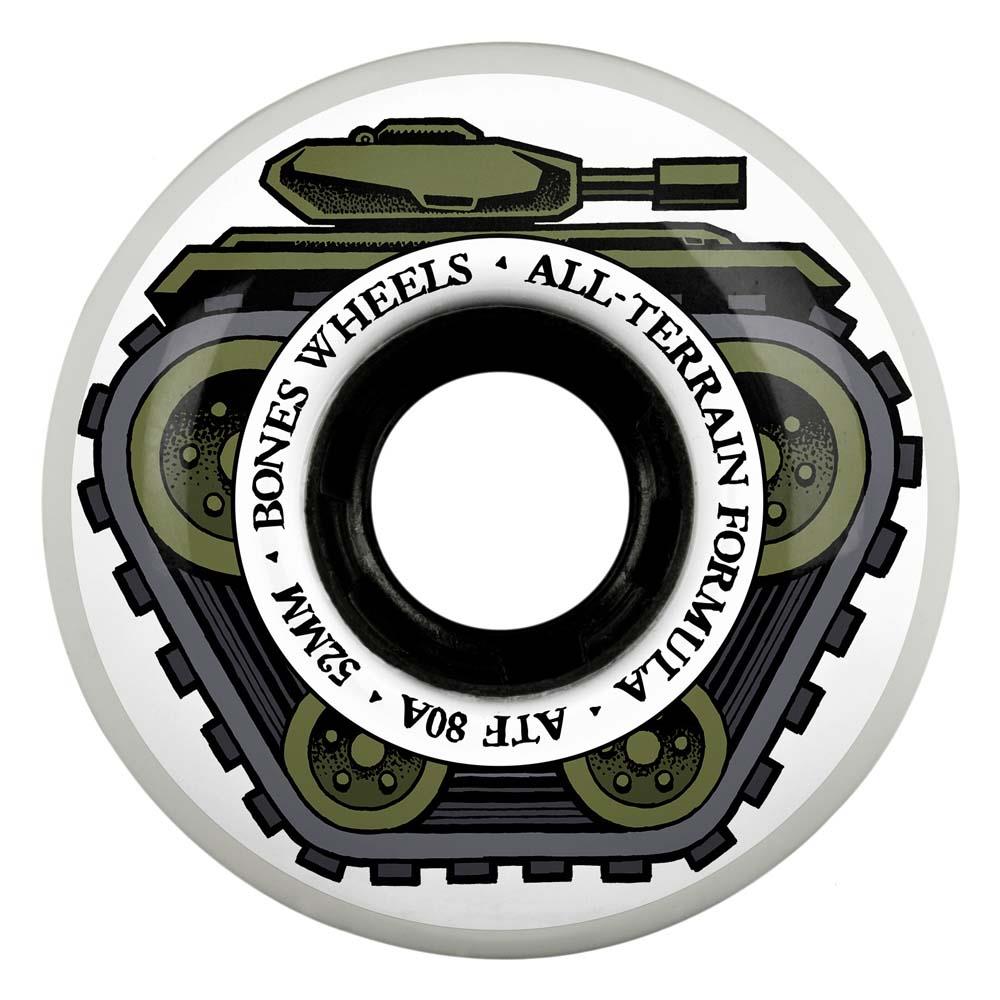 BONES ATF All Tank Skateboard Wheels 52mm 80A