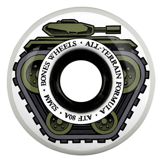 BONES ATF All Tank Skateboard Wheels 52mm 80A