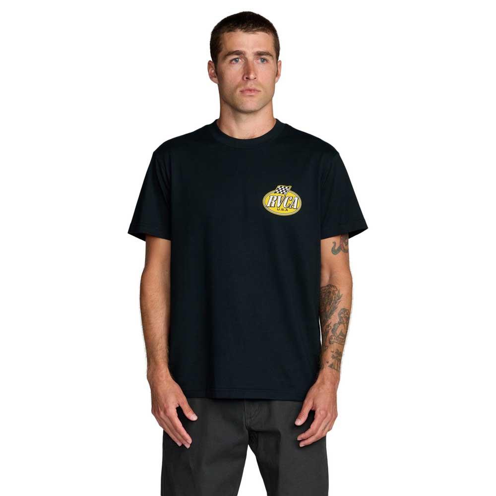 RVCA Speed Check Short Sleeve T-Shirt Black