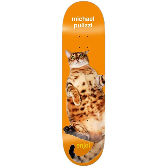 Enjoi Pulizzi Catnip R7 Skateboard Deck Orange 8.5"