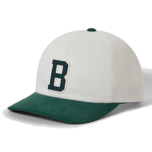 Brixton Big B Mp Adjustable Cap Midnight One Size Off White Primal Green