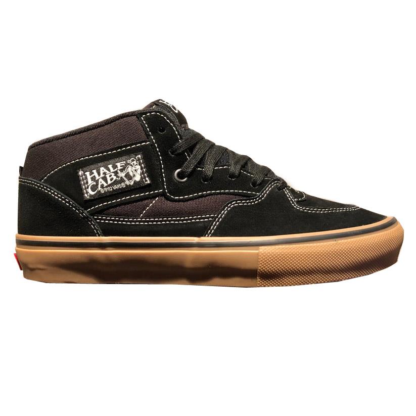 Vans Skate Half Cab Black Gum White Skate Shoes