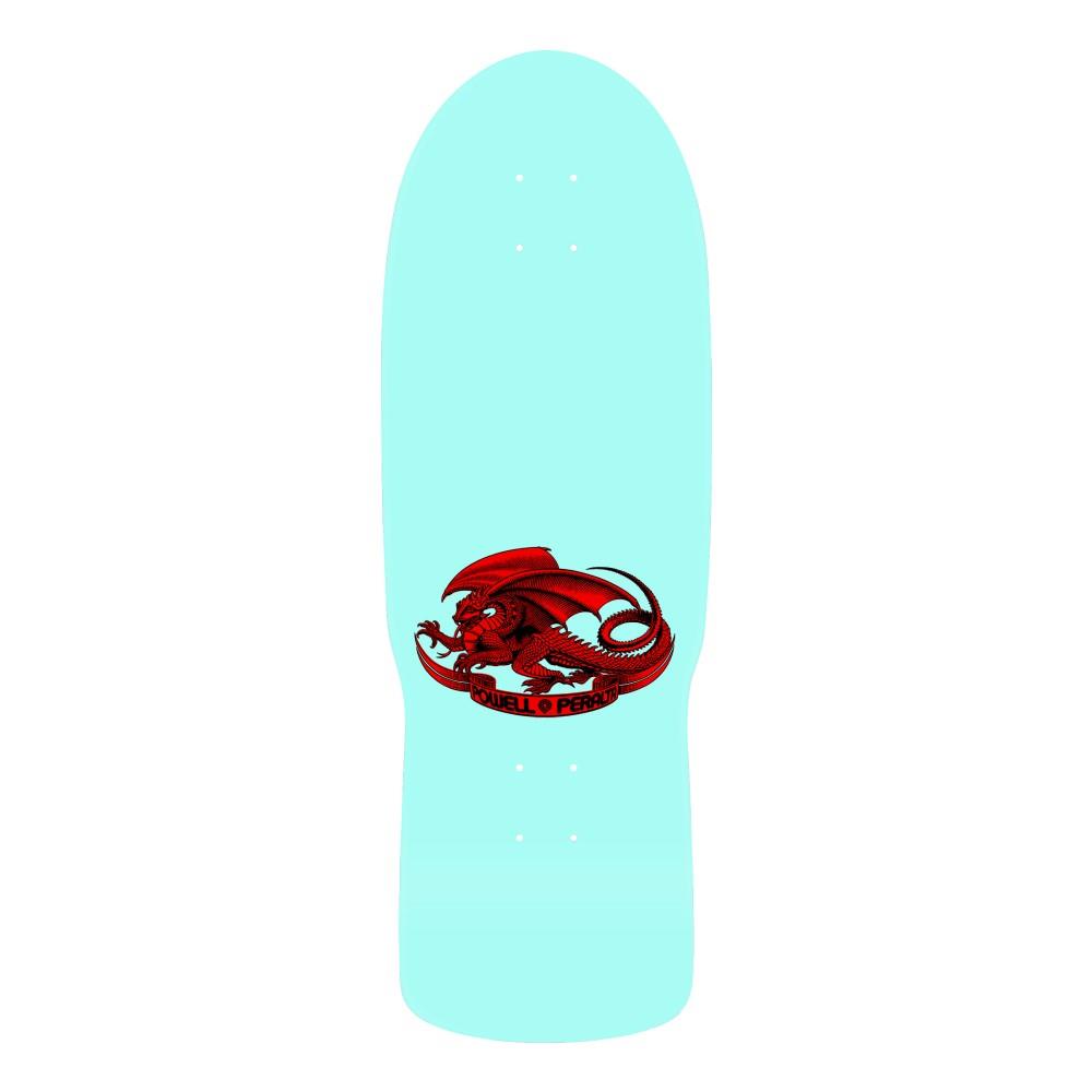 Powell Peralta Steadham Skull & Spade Skateboard Deck Purp Aqua Reissue Skateboard Deck 10"