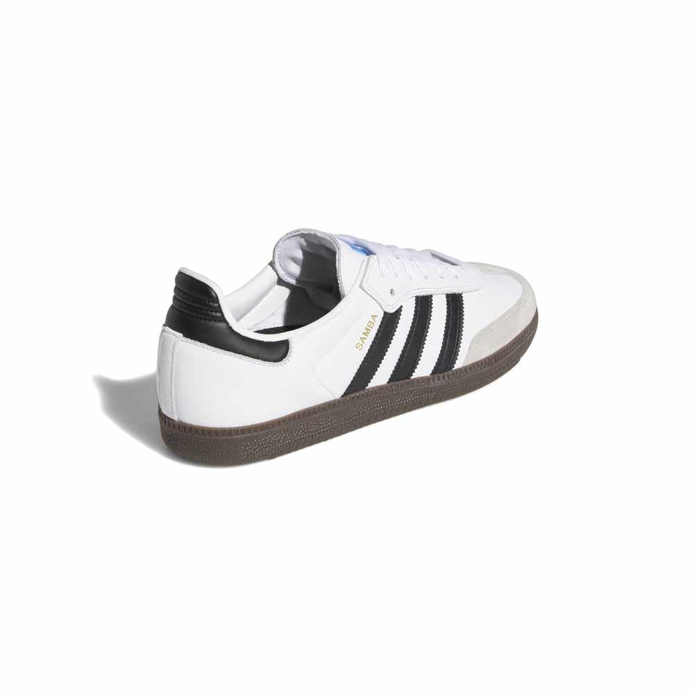 Adidas Skateboarding Samba ADV White Black Gum Skate Shoes – Black