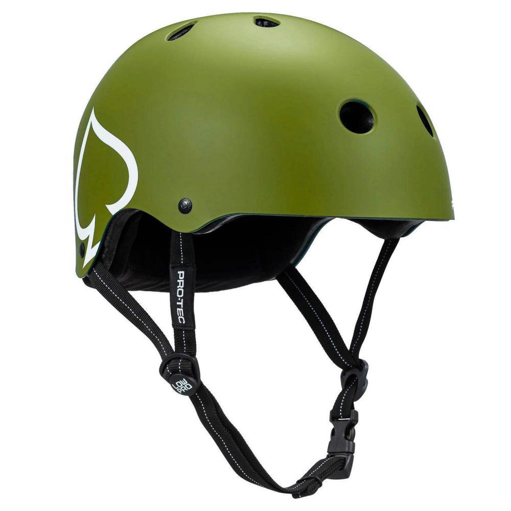 Pro-Tec Skateboard Helmet Low Pro Army/Green Matte