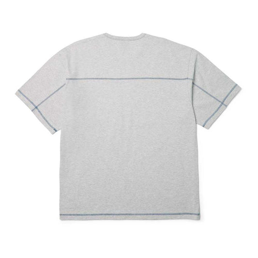 Huf Legacy Football Tee Heather Grey
