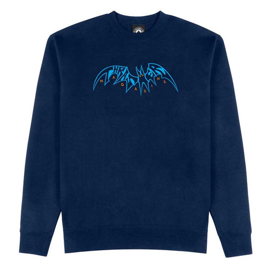 Thrasher Sky Rat By Neckface Crewneck Sweatshirt Navy