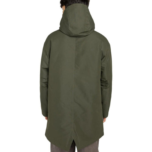 Element Fishtail Parker Jacket Forest Night Green