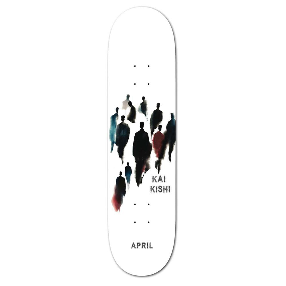 April Skateboards Kai Kishi 'Figures' Skateboard Deck 8.25"