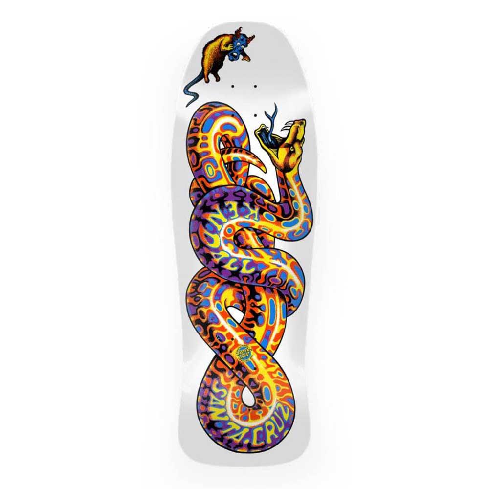 Santa Cruz Reissue Kendall Snake White Multi Skateboard Deck 9.975"