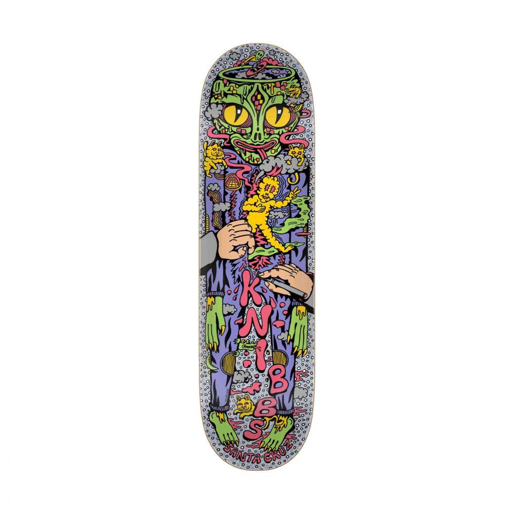 Santa Cruz Knibbs Reptilian Pro Skateboard Deck Multi 8.5"