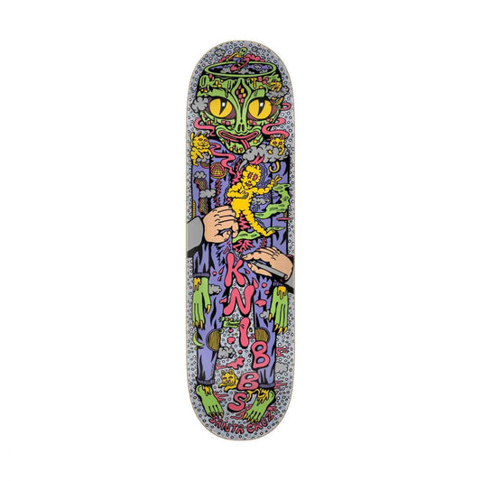 Santa Cruz Knibbs Reptilian Pro Skateboard Deck Multi 8.5"