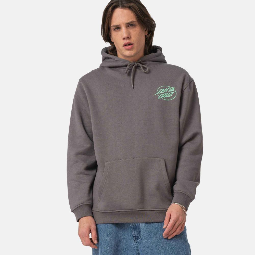 Santa Cruz Hooded Sweatshirt Wooten Cyber Flint XLarge