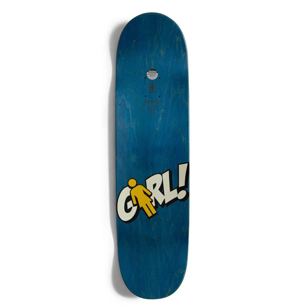 Girl Bannerot Blammo Skateboard Deck White G033 8.5"