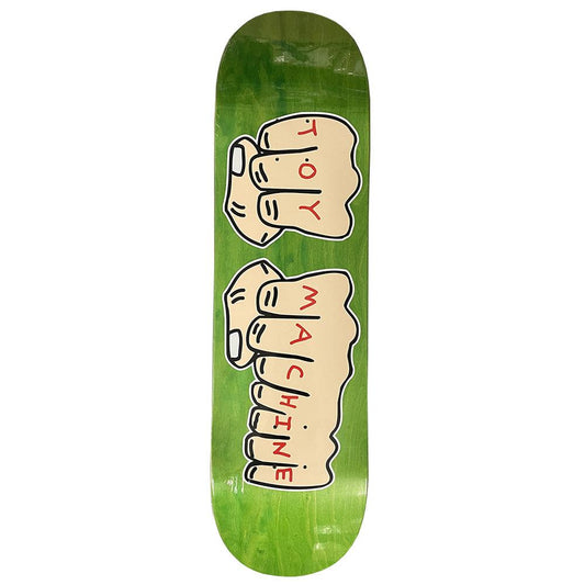 Toy Machine Spring '26'Fists Randon Stains Skateboard Deck 8.5"
