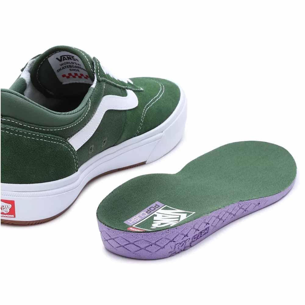 Vans MN Gilbert Crockett Vulcanised Green White Skate Shoes
