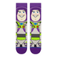 Stance X Toy Story Buzz Crew Socks Purple Large Uk7-11