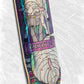 Real Dennis Holographic Cathedral Skateboard Deck Multi 8.38"