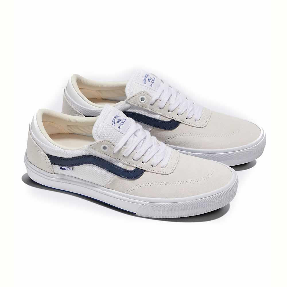 Vans Skate Gilbert Crockett White Blue Skate Shoes