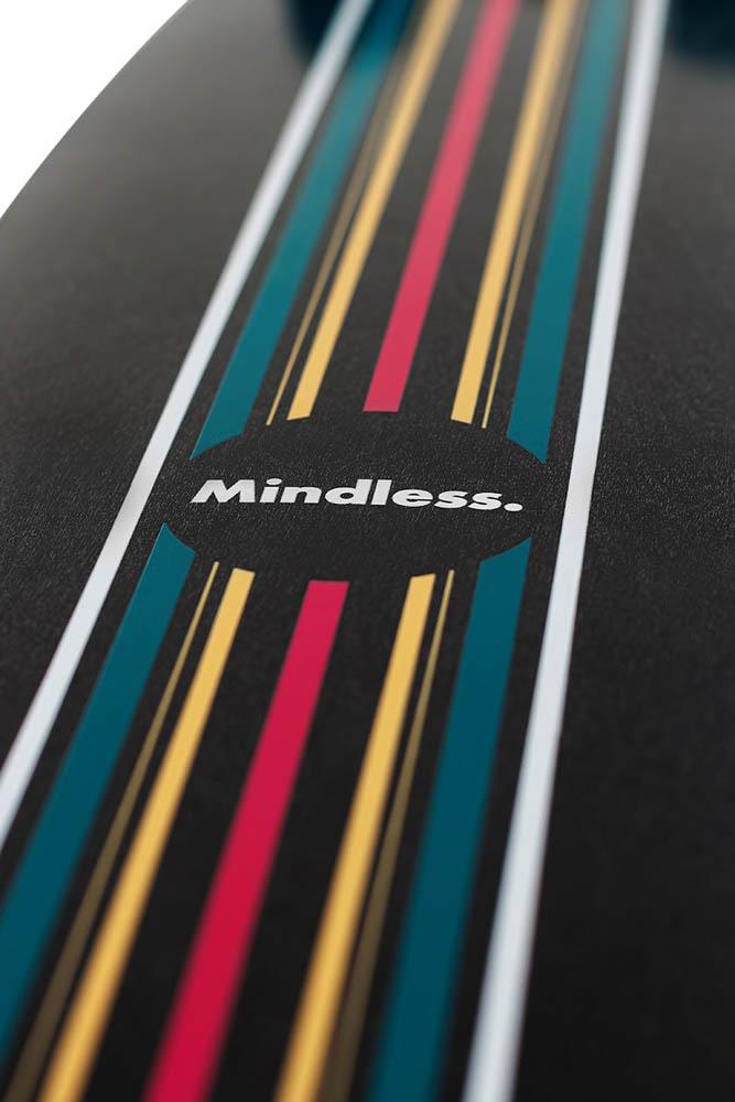 Mindless Nomad Complete Pintail Longboard Skateboard Black 44 x 9''