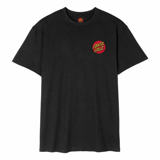 Santa Cruz Skateboards SP26 Classic Dot Chest T-Shirt Black
