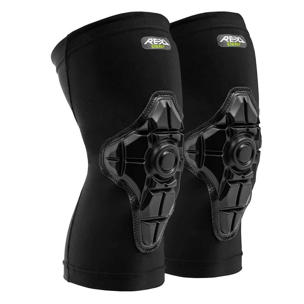 REKD Energy Knee Gaskets Black