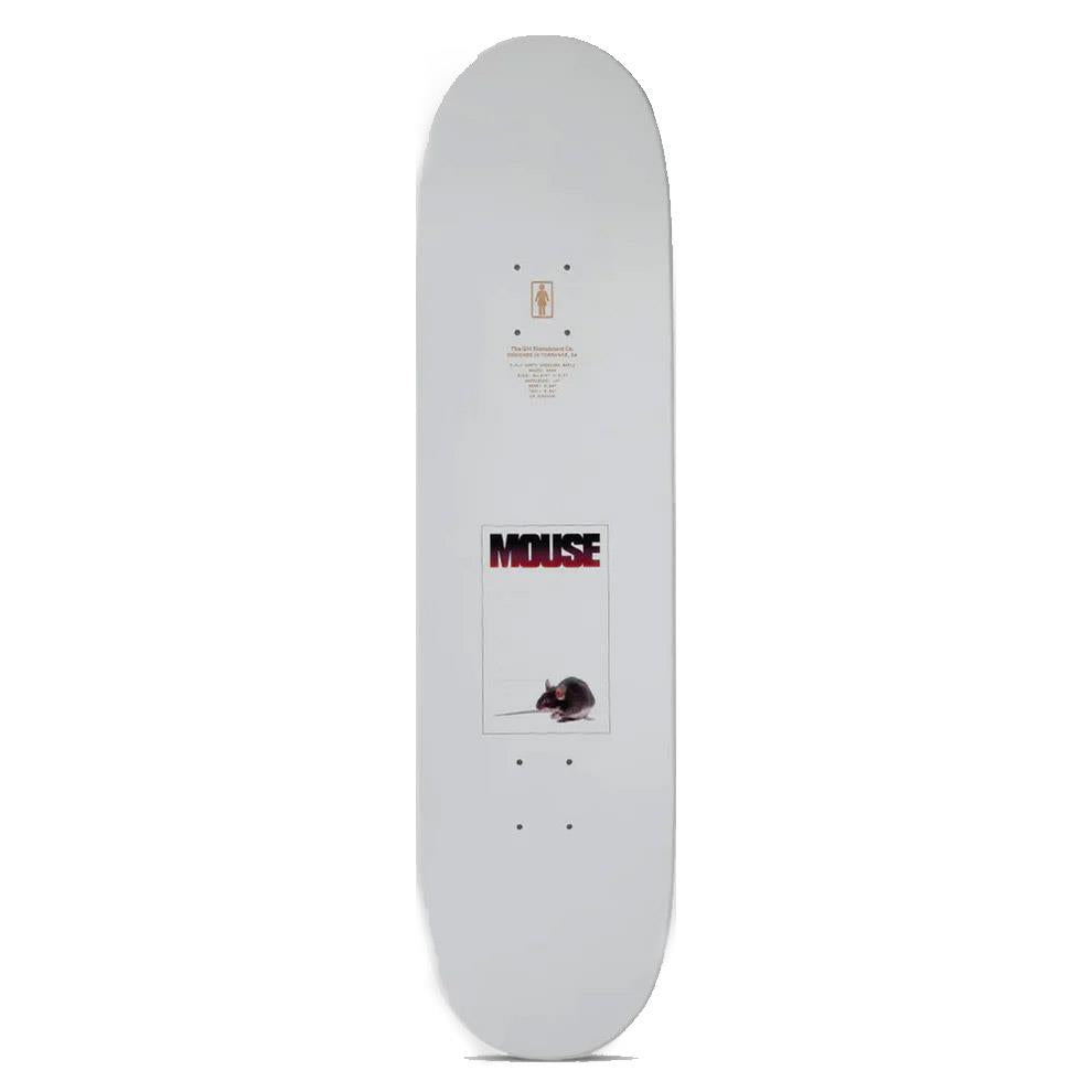 Girl Skateboards Mouse Rick Howard Skateboard Deck Grey 8.25"