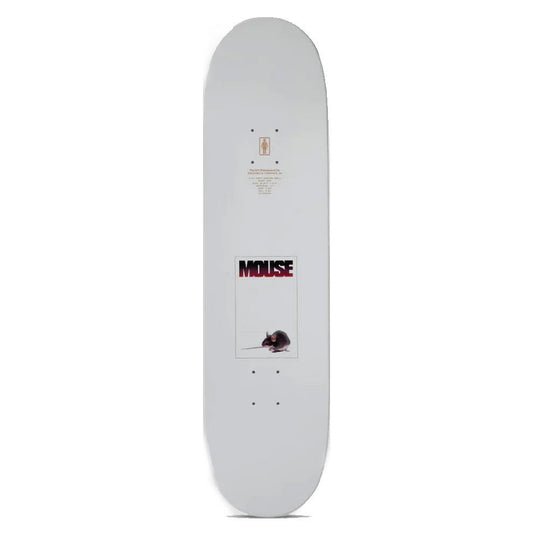 Girl Skateboards Mouse Rick Howard Skateboard Deck Grey 8.25"