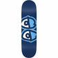 Krooked Skateboard Deck Team Eyes Blue 8.38"