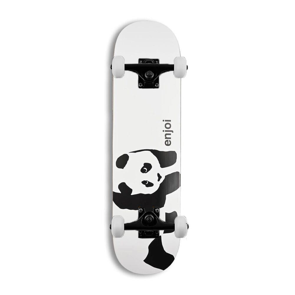 Enjoi Whitey Panda R7  Skateboard White 8.25"