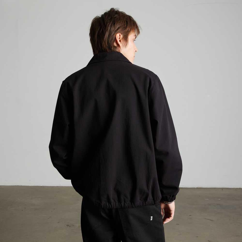 Huf 89 Twill Coaches Jacket Black White