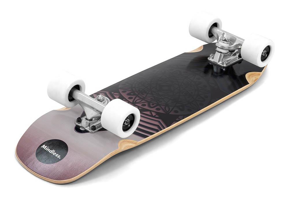 Mindless Drifter Complete Cruiser Skateboard Black 28 x 8''